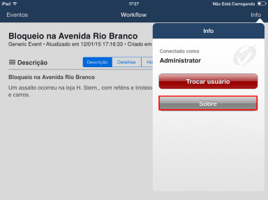 Como Visualizar Um Evento No Aplicativo Workflow IOS